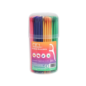 Factory Wholesale Mint Flavored <b>Dental</b> <b>Floss</b> Export-Grade 20 <b>Sticks</b> Per Box Individually Packaged Colored Bottles - Product Image 1