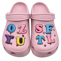 Décorations florales pour chaussures en PVC avec boucles lumineuses blanches et accessoires pour lacets