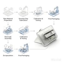 Capteur de gaz électrochimique compatible CITY O2 (NO/SO2/O2) |   Capteur CEMS compatible City Technology/Figaro