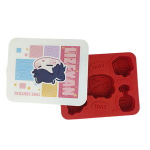 Moldes de Silicona para Cubitos de Hielo Personalizados de Fábrica, Moldes de Bandeja de Hielo de Silicona con Formas, Logotipos y Colores Personalizados - Product Image 4