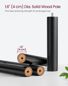 <span class=keywords><strong>VASAGLE</strong></span>-Arbre d'entrée sur pied avec 8 crochets pour manteaux, chapeaux, sacs à main, <span class=keywords><strong>porte</strong></span>-<span class=keywords><strong>manteau</strong></span> en bois massif - Product Image 4