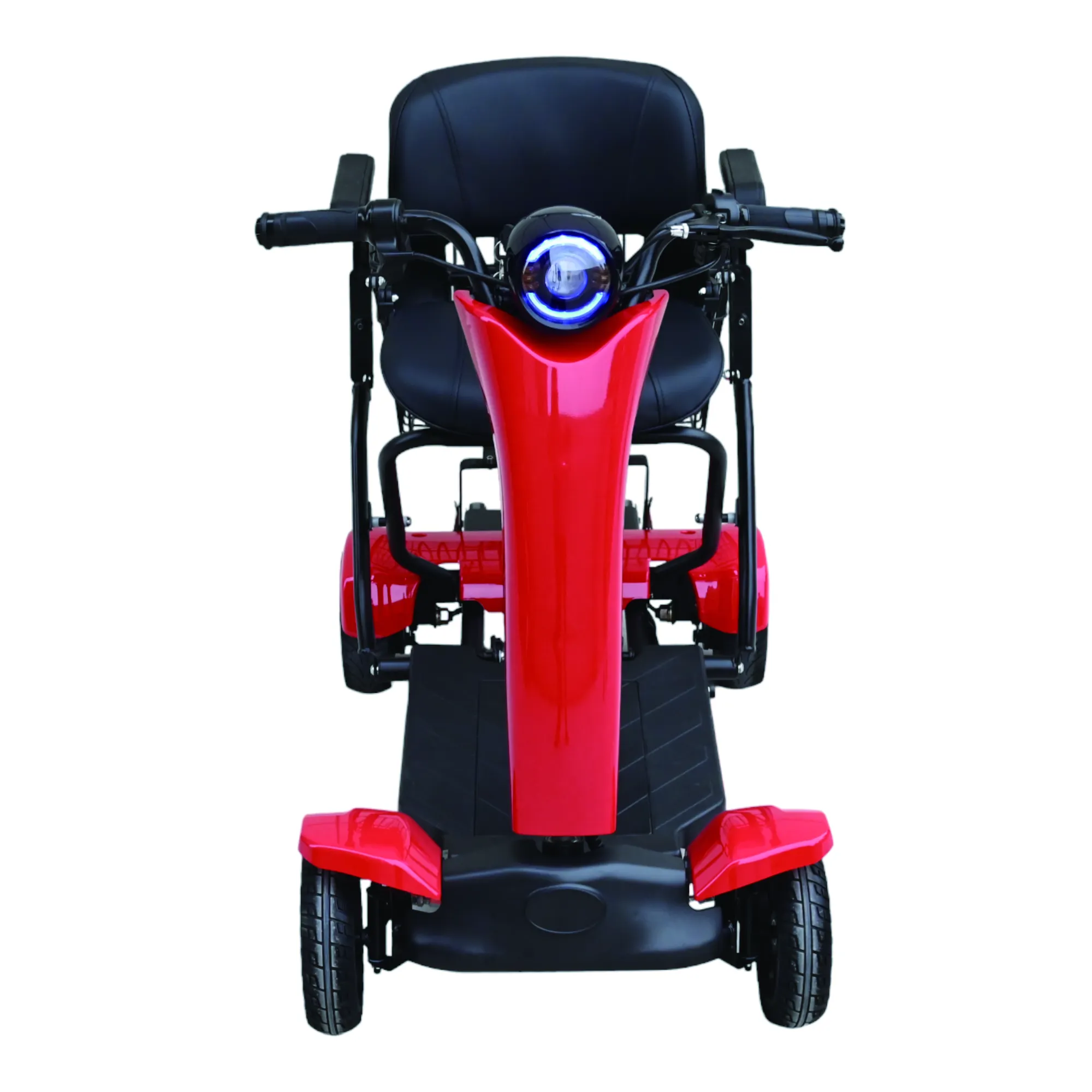 可動性の限られた高齢者のための折りたたみ式電動スクーター大人用デュアルモーター4輪折りたたみ式電動車椅子スクーター