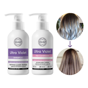 Jabón Capilar Hidrolizado Morado, Champú de Color Lechoso para <span class=keywords><strong>el</strong></span> Cuidado del Cuero Cabelludo, Champú Hidratante para Hombres y Mujeres, Champú para la Recuperación de la Salud del Cuero Cabelludo - Product Image 6