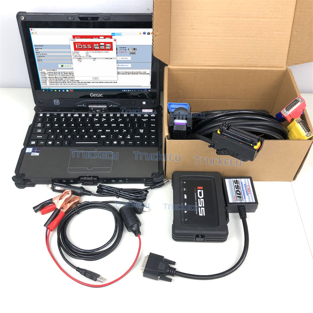 Gatac V110 планшетный ноутбук для Isuzu IDSS оригинальный дизельный двигатель G-IDSS MX2-T E-IDSS Euro6 коммерческих автомобилей диагностический инструмент