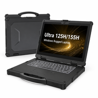 Notebook Robusto da 15.6'' con Windows 11 Pro, Processore Intel Core Ultra AI, Computer Industriale, 1000 nit, Leggibile alla Luce Solare, Laptop Resistente