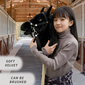 DR Juguetes de Peluche Personalizados: Cabeza de Caballo de Juguete con Palo, Accesorios - Product Image 3