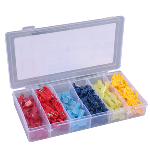 Fully Insulated T Tap Male <b>Quick</b> Disconnect Plug Kit Self-Stripping Nylon <b>Quick</b> Wire Terminals for Power <b>Connectors</b> PC Housing - Product Image 2