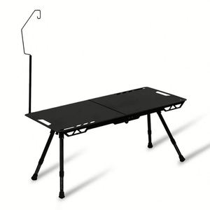 Outdoor Multifunctional Lifting Camping Aluminium Alloy <b>Adjustable</b> Folding <b>Table</b> - Product Image 3