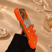 Étui de téléphone scintillant en cuir PU crocodile antichoc pour iPhone