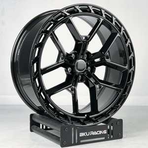 Jantes Bku forgées 5x114.3 pour <span class=keywords><strong>Ford</strong></span> <span class=keywords><strong>Mustang</strong></span> <span class=keywords><strong>GT</strong></span> S650 S550 S197 19 20 21 22 pouces, jantes personnalisées en alliage noir, roue de voiture musclée - Product Image 3