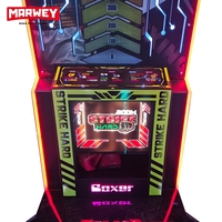 Marwey Prix d'usine en promotion : Machine d'arcade de boxe King Punch avec système de pointage à monnayeur pour entraînement en salle