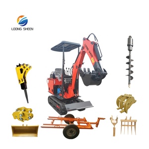Uso doméstico Mini excavadoras eléctricas <span class=keywords><strong>600</strong></span> kg con accesorios - Product Image 1