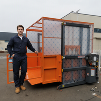 Plateforme élévatrice mobile électrique Konty SJX à mât vertical, capacité 2 tonnes, hauteur max. 6m, pour conteneurs