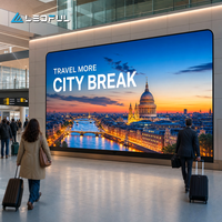 Pantalla LED para Video Wall P2.5 para Publicidad en Terminales de Aeropuertos con Opción COB, Gabinete Modular HD de Paso Fino, Instalación Fija