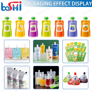 Máquinas de llenado de líquidos en bolsas con boquilla para salsa de jengibre, aceite de ajo, salsa de soja, pasta de chile, kétchup y máquina de envasado Doypack - Product Image 3