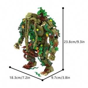Funbuild Homem-Coisa Tijolos <span class=keywords><strong>Building</strong></span> <span class=keywords><strong>Blocks</strong></span> Brinquedos Monstro do Pântano Lobisomem por Noite Puzzle Brinquedos <span class=keywords><strong>Building</strong></span> Block Brick - Product Image 6
