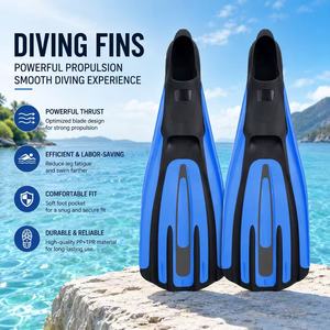 <span class=keywords><strong>Aletas</strong></span> de Buceo Profesionales de Material TPRPP, Tipo <span class=keywords><strong>Pato</strong></span>, para Snorkel y Buceo Libre, <span class=keywords><strong>con</strong></span> Opción de Color Personalizado, Hechas en Dongguan - Product Image 2