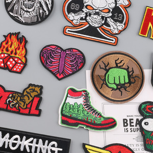 Parche Bordado con <span class=keywords><strong>Letras</strong></span> <span class=keywords><strong>de</strong></span> la Marca Duoku, Hilo <span class=keywords><strong>de</strong></span> Poliéster, Accesorios <span class=keywords><strong>de</strong></span> Ropa para Comercio Electrónico Transfronterizo, Combo <span class=keywords><strong>de</strong></span> 12 Piezas - Product Image 2