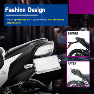 Support de plaque d'immatriculation XXUN support de cadre de queue de moto avec lumière LED pour SUZUKI <span class=keywords><strong>Katana</strong></span> GSX-S1000 <span class=keywords><strong>GS</strong></span>-XS1000 G-SXS1000 19-21 - Product Image 2