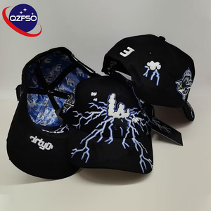 QZFSO Gorras de Béisbol Personalizadas con Bordado 3D, Estilo Urbano Unisex, 5 Paneles, Hebilla de Cobre, 100% Algodón, Diseño Deportivo, Nueva Era, para Exteriores - Product Image 1