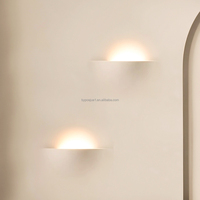 Lampe murale en plâtre de haute qualité 15,8*3,15 pouces, lampe murale LED encastrée moderne et simple, blanche, pour la décoration de la maison, de l'hôtel, du bar
