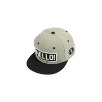 Gorras Snapback Clásicas de Alta Calidad con Logotipo Bordado en 3D Personalizado de 6 Paneles, Gorra de Hip-hop con Visera Plana