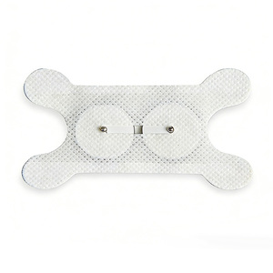 의료용 2.0/2.5mm 버튼형 텐스 전극 패치 갈색 부직포 48x86mm 통증 완화 1등급 목 치료용 QD - Product Image 3