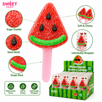 Bonbons gélifiés rafraîchissants saveur melon rouge et vert en vrac, friandises pour enfants, idéales pour les fêtes, qualité alimentaire