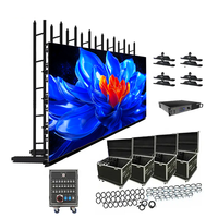 Écran LED portable étanche IP65 pour événements sportifs, panneau publicitaire géant