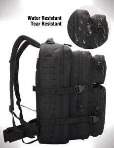 Sac à dos tactique unisexe Molle imperméable pour la randonnée en plein air, les voyages et la survie, avec fermeture éclair, tendance, en polyester, vente en gros - Product Image 6