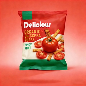 Bolsa de Embalaje Personalizada OEM para Papas Fritas, con Impresión Personalizada, de Aluminio y Plástico Termosellable, para Snacks, Plátanos, Palomitas de Maíz, Tortillas de Maíz - Product Image 4