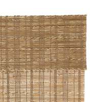 Stores en bois tissé naturel sur mesure, stores en paille naturelle, stores filtrant la lumière pour véranda et café