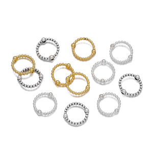 Anillo con cuentas de aleación de zinc, apertura de 11x11,5 mm, accesorios de joyería DIY, estilo dulce para la fabricación de pulseras y collares - Product Image 5