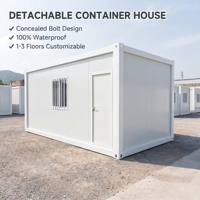 Bâtiment modulaire préfabriqué TOPPRE, maison conteneur détachable pour projets d'infrastructure à grande échelle et bureaux