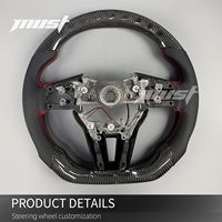 Untuk Mazda 3 CX-30 MX-30 CX-50 2019-2026 Peningkatan Interior Setir Sport Kustom Serat Karbon dengan Layar LED RPM Pintar