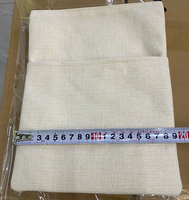 Housse de livre en sublimation de lin avec fermeture éclair Couverture de cahier de taille A5 Couverture de livre de sublimation imprimée de logo personnalisé vierge
