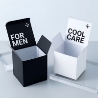 Caja de Papel Rígido con Relieve Moderno, Personalizada y Desechable, con Recubrimiento UV para Empaque de Té