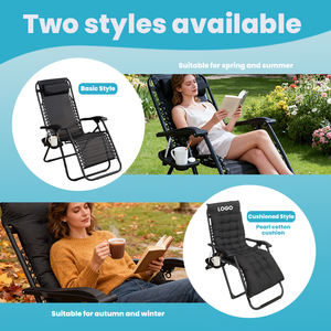 Ghế thư giãn xếp gọn ngoài trời hiện đại, câu cá, không trọng lực, dùng cho sân vườn, bãi biển, phòng ngủ - Product Image 3