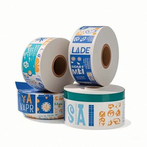 Rollo de película de embalaje automático con logotipo personalizado, rollo de película laminada de papel de aluminio termosellado para aperitivos/galletas/dulces - Product Image 2