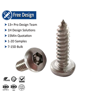 M2 M3 M4 lục giác ổ cắm Allen UNC Pan đầu thép không gỉ Tự khai thác vít chống trộm an ninh giả mạo bằng chứng vít - Product Image 1