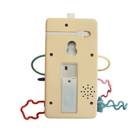 Jouet éducatif précoce en bois, design original, avec 6 fiches assorties en silicone, lumières et sons, pour développer les capacités motrices des enfants