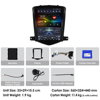 Lecteur multimédia Android 9,7 pouces avec CarPlay et Android Auto sans fil intégrés pour Chevrolet Cruze 2008-2012 Nouvelle mise à niveau