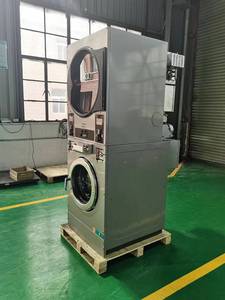 High Quality Self-service <strong>Laundry</strong> Washing <strong>Machine</strong> Stack Washer and Dryer Combo 16kg - Product Image 2