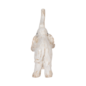 Resin <b>Elephant</b> Figurine <b>Decorative</b> Object For Home Bathroom Living Room Shelf Accent Ornaments - Product Image 4