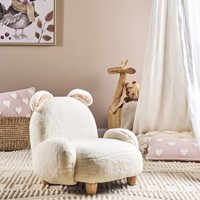 Meubles pour enfants Offre Spéciale Fauteuil pour enfants en tissu Teddy rembourré en forme de lapin Accent Canapé de loisirs