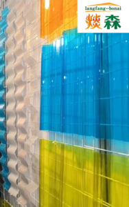 Plaques de toiture ondulées en <span class=keywords><strong>polycarbonate</strong></span>, matériau de construction pour serres, panneaux ondulés en plastique, plaques de toiture ondulées en PC - Product Image 2