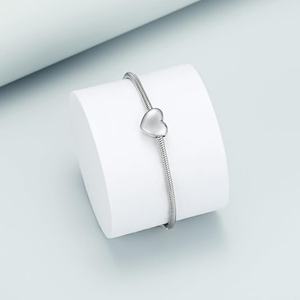 Brazalete de Acero Inoxidable con Logotipo Personalizado en Forma de Corazón, Urna para Cenizas, Joyería Conmemorativa con Interior Hueco - Product Image 3