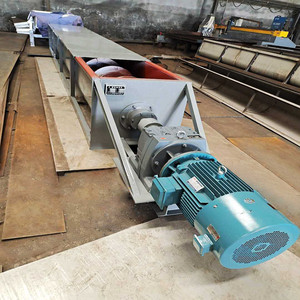 Carbon Staal U-Vormige Slib Schroeftransporteur Met As Rvs Shaftless Transportband Fabrikant - Product Image 4