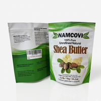 Sachet Doypack Personnalisé en Mylar Imprimé avec Fermeture Zip Refermable pour Beurre de Karité, Cosmétiques, Soins Corporels et Capillaires