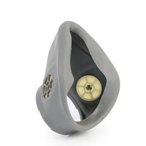 V6800 masker Respirator wajah penuh, dengan kartrid Filter <span class=keywords><strong>Gas</strong></span> tahan partikel untuk industri lukisan kimia penglihatan lebar Anti kabut - Product Image 2